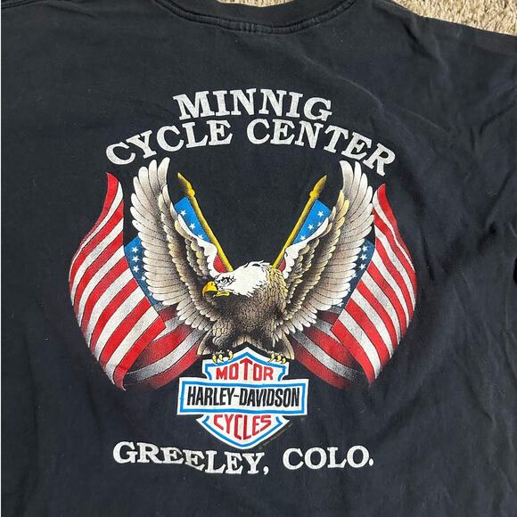 Harley Davidson Vintage Motorcycle Tee - Picture 4 of 5